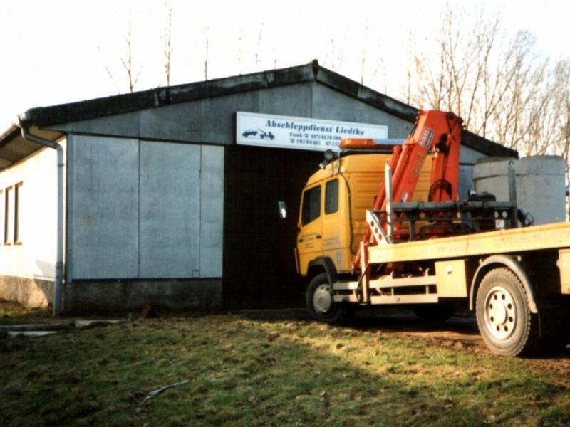 Abschleppdienst A. Liedtke — Entstehung Hallenausbau 10